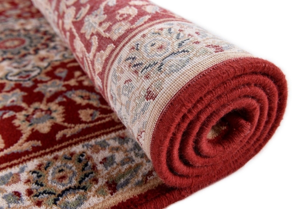 THEKO Wollteppich Dolna - 859, rund, Höhe: 10 mm, Kurzflor, reine Wolle, Orient-Optik Bild 3