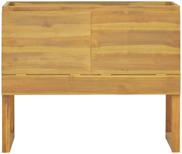 vidaXL Badschrank 90x40x75,5 cm Massivholz Teak 338248 Bild 3