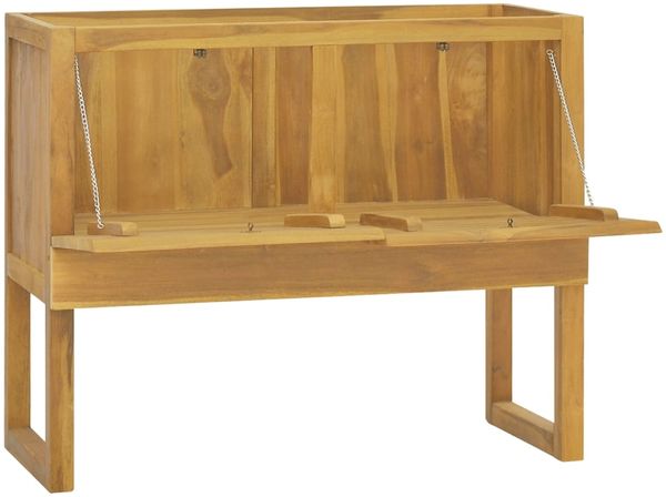 vidaXL Badschrank 90x40x75,5 cm Massivholz Teak 338248 Bild 2