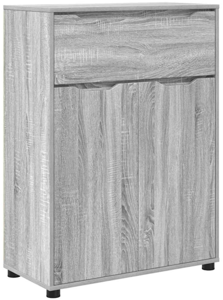 vidaXL Badezimmerschrank mit Regal Graues Sonoma 72,5 x 36,5 x 100 cm 888773