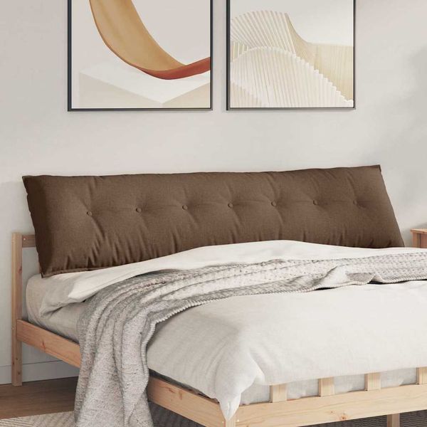 vidaXL Rückenkissen Braun 200 x 19 x 50 cm Stoff 42014963