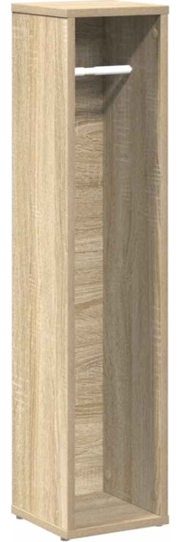 vidaXL Badezimmerschrank mit Rollenhalter Sonoma-Eiche 20,5x20x90 cm 858508