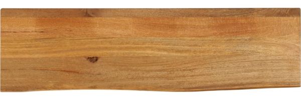vidaXL Tischplatte mit Baumkante 120x20x2,5 cm Massivholz Mango 370518