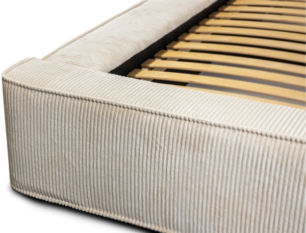 Polsterbett Doppelbett MODESTO 140x200cm in Stoff Lincoln Beige Bild 6