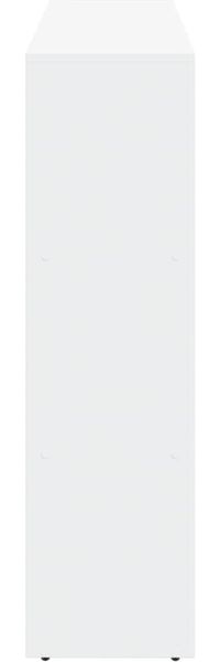 Raumteiler-Bücherregal 3 Stufen, Holzwerkstoff, Weiß, 137,5 x 29 x 103,5 cm Bild 7