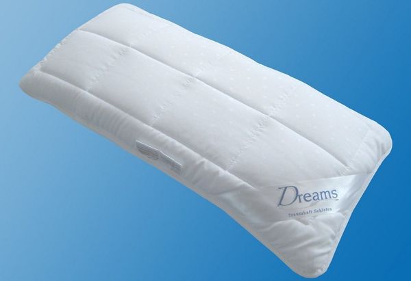 Dreams Microfaserkissen Superflausch, Kissen in 40x80, 80x80 und weiteren Größen, Füllung: 100% Polyester, Bezug: 100% Polyester, Rückenschläfer, Seitenschläfer, Für Hausstauballergiker geeignet.