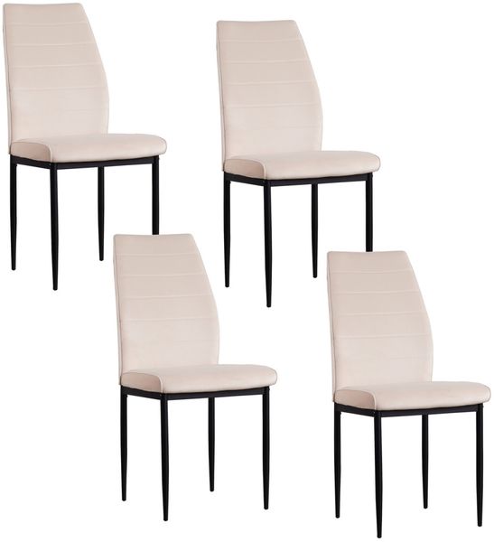 HTI-Living Madison Velvet Creme Stuhl