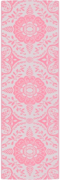 vidaXL Outdoor-Teppich ARAKIL Rosa 80x250 cm PP 317036