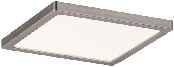 Paulmann Einbauleuchten Set Panel Areo eckig IP23 LED 1x8W 3000K 230V 120x120mm Nickel matt/Kunststoff19219