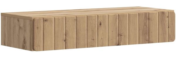 vidaXL Wandmontierter Beistelltisch Artisan-Eiche 87,5 x 34,5 x 17 cm 898334