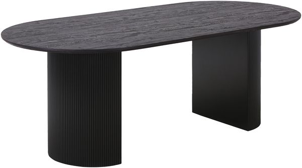 Esstisch >Boavista< in Mørkebrun, Wengeoptik - 100x75x210cm (BxHxT)