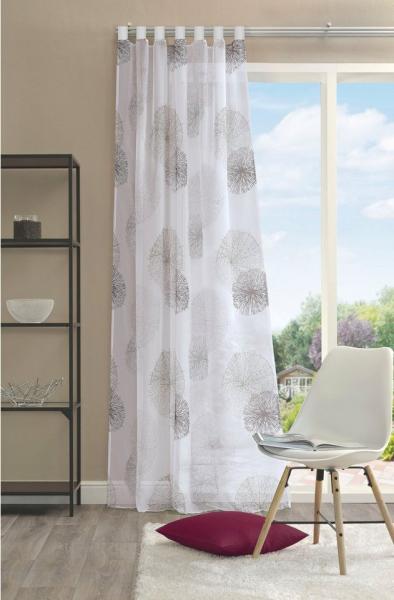 HOME WOHNIDEEN Vorhang RAWLINS (1 St), Schlaufen, transparent, Voile