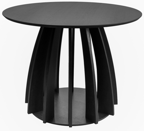 Selsey 'Diciffy' Esstisch rund, Schwarz, Ø 100 cm ca. 75 x 100 x 100 cm