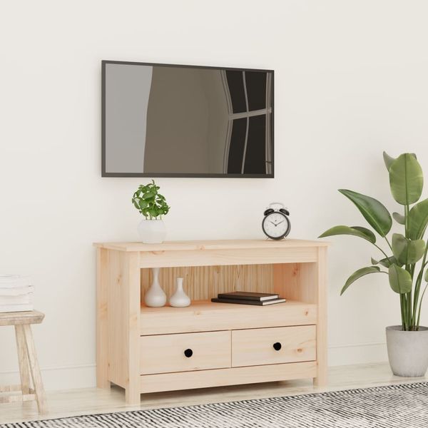 vidaXL TV-Schrank 79x35x52 cm Massivholz Kiefer 821497
