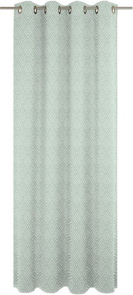 Wirth Vorhang Telfort (1 St), Ösen, blickdicht, Jacquard