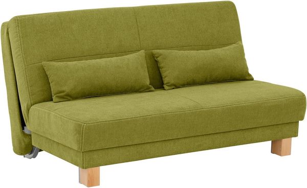 Home affaire Schlafsofa Gina, vom Sofa zum Bett mit einem Handgriff, in 4 Breiten, Nierenkissen