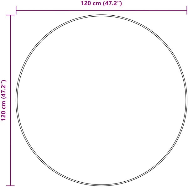 vidaXL Teppichläufer MARSA Sand 120 x 120 cm Polyester und PVC 42023130 Bild 6