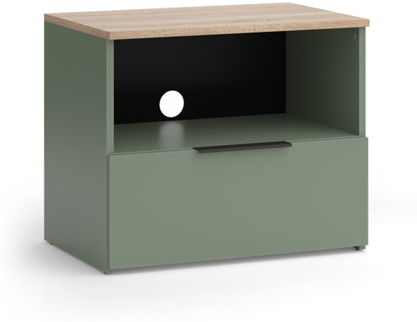 Lowboard Wido Grün 60 x 50 cm mit Schublade Vicco