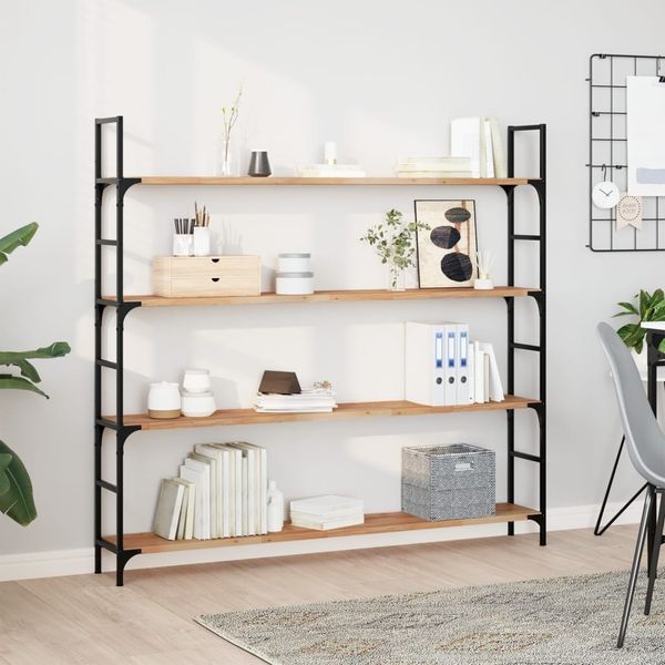 vidaXL Schweberegal 120x20x2 cm Massivholz Akazie Ölbehandelt 3279511