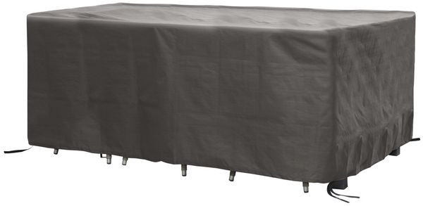 Winza Outdoor Covers Premium Schutzhülle Gartenmöbel Tisch bis 240 cm mit 6/8 Stühlen Maße 245x150x95 cm Material PP MFY