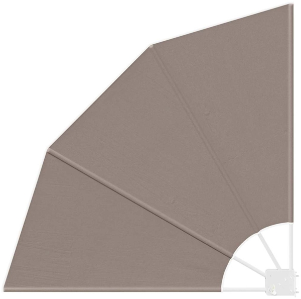 vidaXL Balkon Sichtschutz Taupe 115 x 115 cm Stoff 42000909