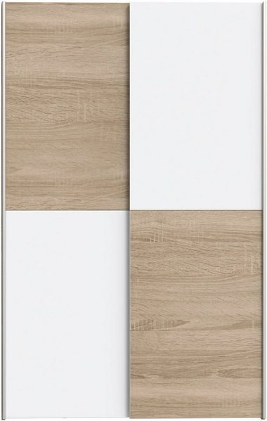 INOSIGN Wäscheschrank Ozzula, Mehrzweckschrank, Schwebetürenschrank, Garderobenschrank (B/H/T ca. 120/190,5/42cm, 2 Türen, 6 Einlegeböden) FSC® zertifiziert, variable Inneinteilung, 42cm tief, Made in Europe Bild 3