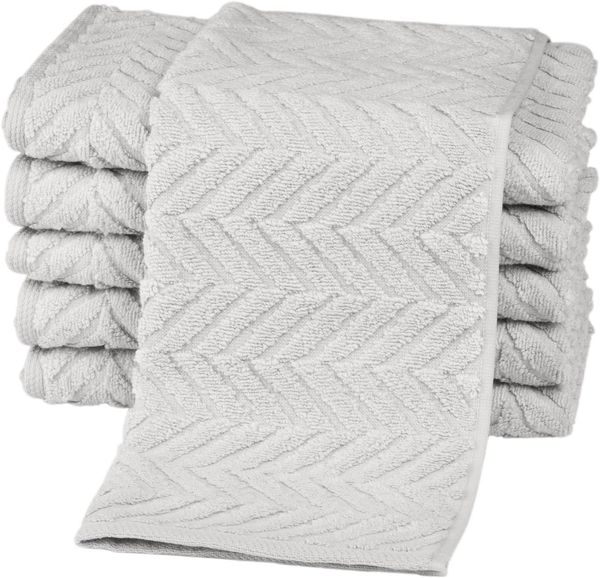 ROSS Gästehandtücher Sensual 9001, Frottier (6-St), 100% Baumwolle