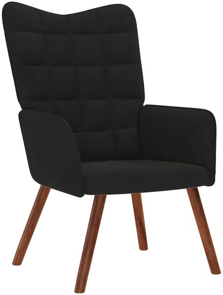 vidaXL Relaxsessel Schwarz Samt 4016816