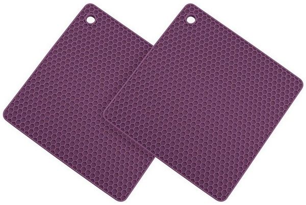 Kochblume Topflappen Waben-Untersetzer, (Spar-Set, 2-tlg), Hitzebeständig bis 230°