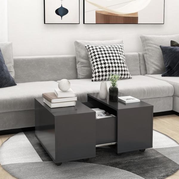 Couchtisch >3008013< (LxBxH: 60 x 60 x 38 cm) in Grau - 60 x 60 x 38 cm (LxBxH)