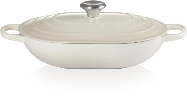 Le Creuset Oblong Signature 31 cm Meringue