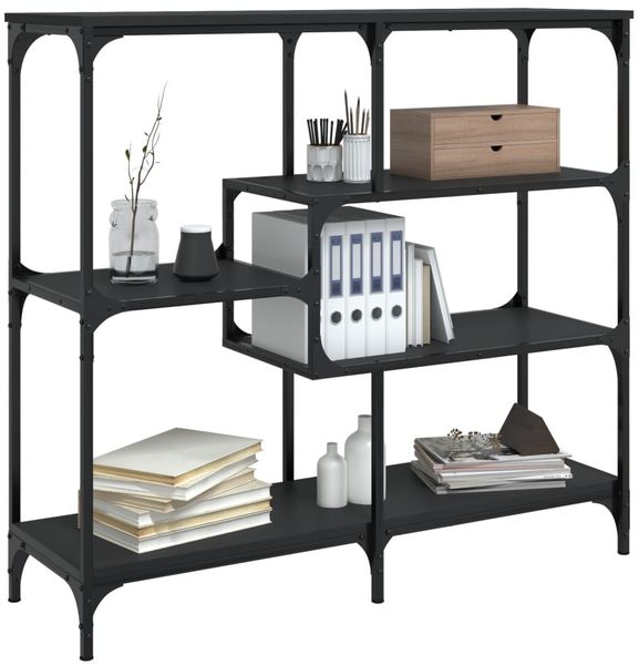 vidaXL Konsolentisch Schwarz 103x32x95 cm Holzwerkstoff 833950 Bild 3