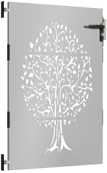vidaXL Gartentor 85x125 cm Cortenstahl Baum-Design 153210 Bild 3
