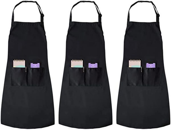 JOEJI’S KITCHEN SCHÜRZE Polyester Schwarz 84x69 cm (H 84 x T 84 x B 69 cm)