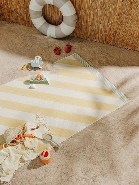 benuta Outdoorteppich Sunny, rechteckig, Höhe: 5 mm, Kunstfaser, Berber, Ethno-Style, Wohnzimmer