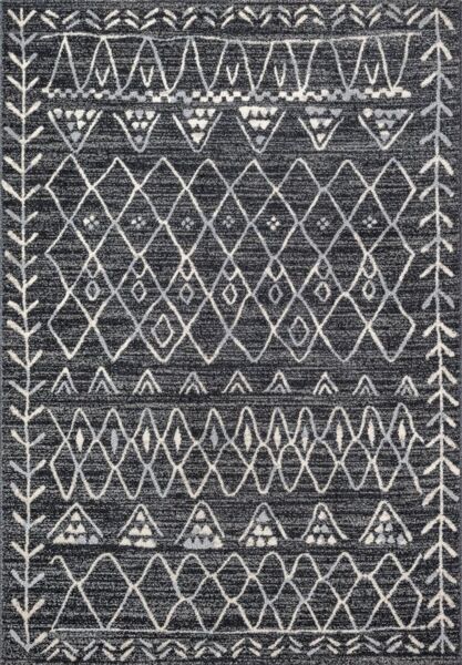 Sanat Teppich Boho 8200, rechteckig, Höhe: 10 mm, Kurzflor, robust, Boho, Scandic, für Fussbodenheizung geeignet