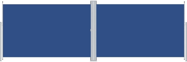 vidaXL Seitenmarkise Ausziehbar Blau 200x600 cm 318010