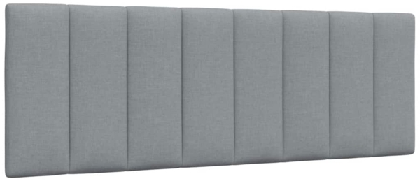 vidaXL Bettgestell ohne Matratze "Hanko" Hellgrau 120x200 cm Stoff 3310377 Bild 6