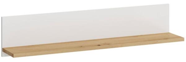 Wandregal Wandboard Avila 120cm Eiche Artisan weiß