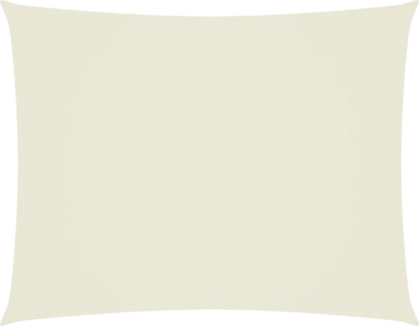 vidaXL Sonnensegel Oxford-Gewebe Rechteckig 3,5x5 m Creme 135215