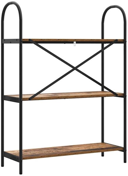 vidaXL Bücherregal Altholz 80 x 30 x 109 cm Holzwerkstoff 879903 Bild 7