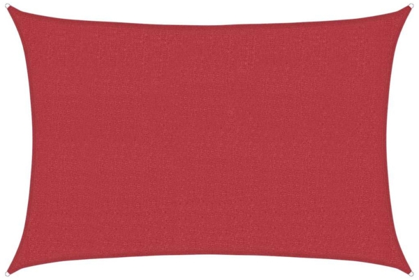 vidaXL Sonnensegel 160 g/m² Rot 3,5x4,5 m HDPE 311626
