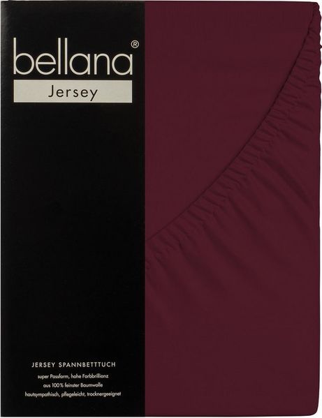 bellana Spannbettlaken Bellana jersey, Jersey, Gummizug: rundum, (1 Stück), 120g/m², 100% Baumwolle