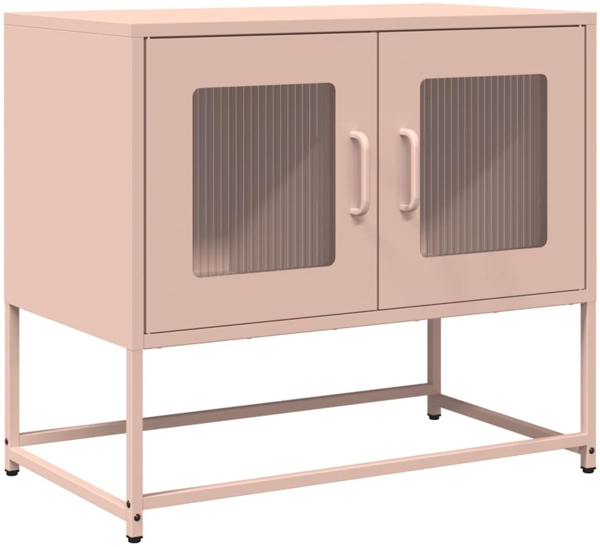 vidaXL TV-Schrank Rosa 68x39x60,5 cm Kaltgewalzter Stahl 853333