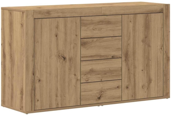 vidaXL Sideboard Artisan-Eiche 120 x 36 x 69 cm Holzwerkstoff 3333864