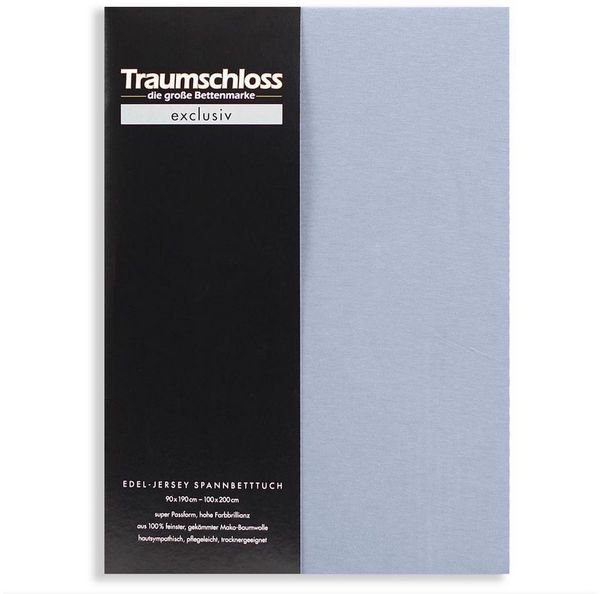 Traumschloss Spannbettlaken Exclusiv, Jersey, Gummizug: rundum, (1 Stück), 150g/m², 100% gekämmte Mako Baumwolle