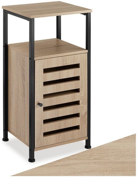 tectake Beistellschrank Durham (Komplettset, 1-St, inkl. Schlüssel) Industrial Style