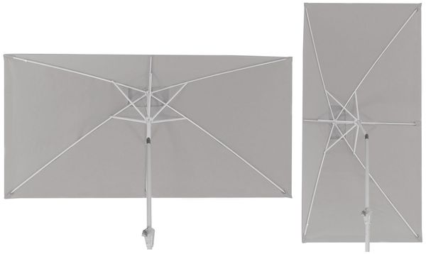 Mendler 'N23' Sonnenschirm, neigbar, UV-Schutz 50+, Alugestell / Polyester flieder, 2x3 m Bild 3