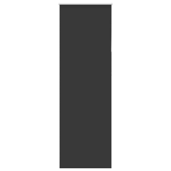 vidaXL Verdunkelungsrollo Schwarz 85x230 cm Stoffbreite 80,7 cm 4010943