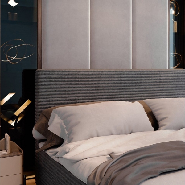 Masseno Boxbett PISA 180x200 cm mit Bonell Matratze und Topper Bild 3